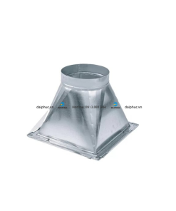 Côn chuyển ống gió vuông - tròn (Square to round reducer)