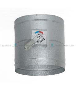 Van gió tròn tay gạt - Round Volume Controll Damper